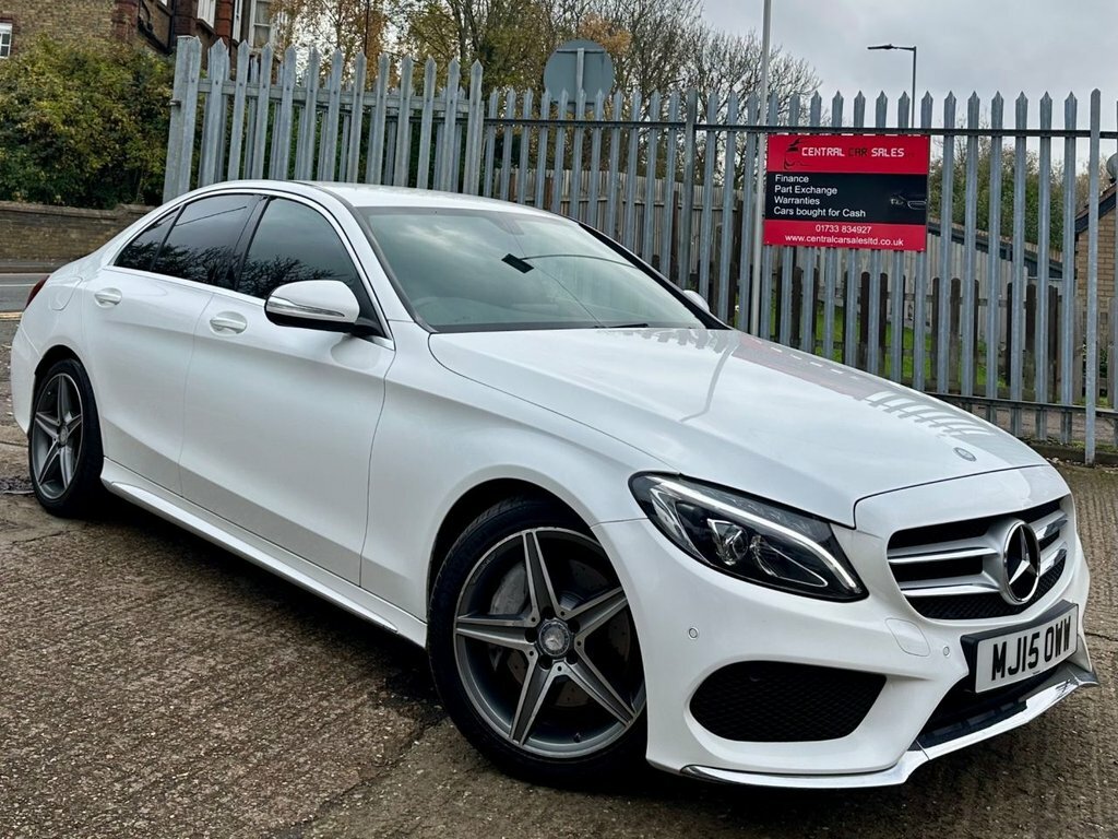 Mercedes-Benz C Class 2.1 C250 Bluetec Amg Line Saloon G-tron MJ15OWW White