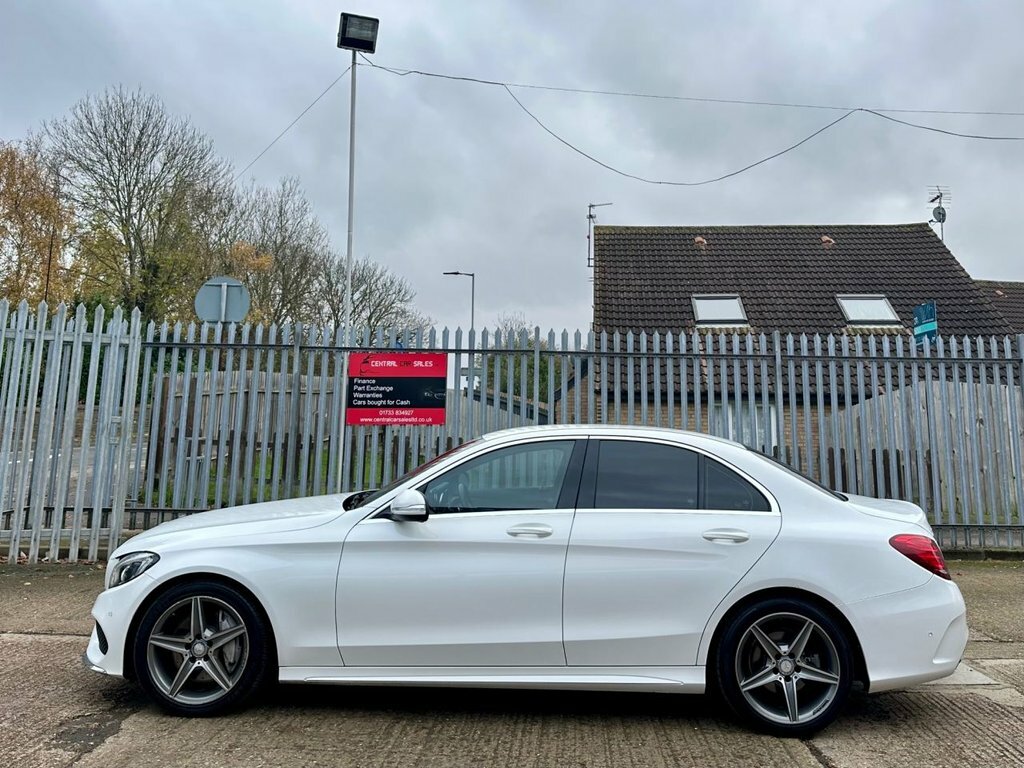 Mercedes-Benz C Class 2.1 C250 Bluetec Amg Line Saloon G-tron MJ15OWW White #4