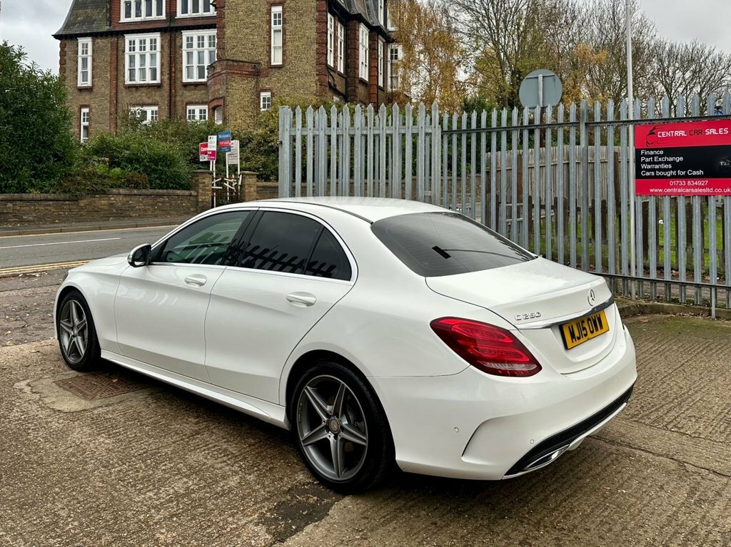 Mercedes-Benz C Class 2.1 C250 Bluetec Amg Line Saloon G-tron MJ15OWW White #5