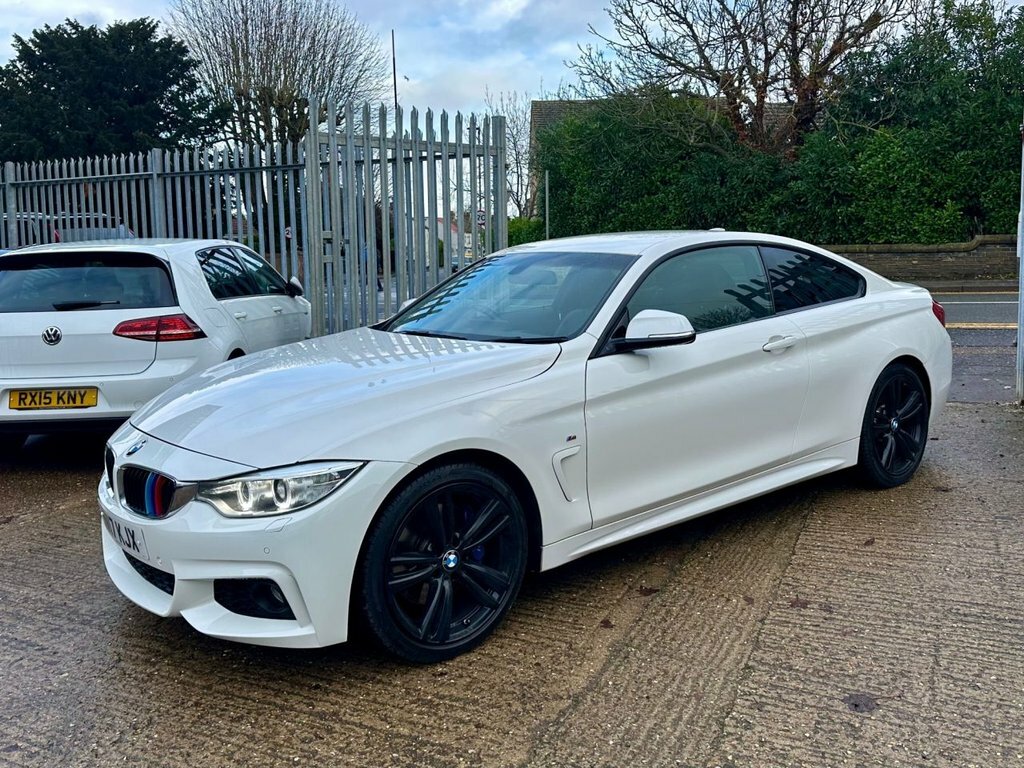 BMW 4 Series Gran Coupe 2.0 420D M Sport Coupe Euro 6 S NV17KJX White #3