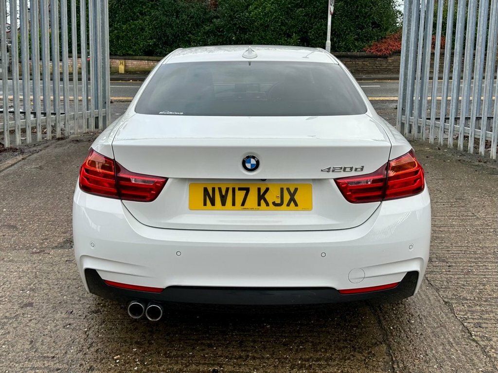 BMW 4 Series Gran Coupe 2.0 420D M Sport Coupe Euro 6 S NV17KJX White #6