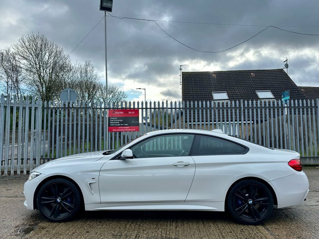 BMW 4 Series Gran Coupe 2.0 420D M Sport Coupe Euro 6 S NV17KJX White #4