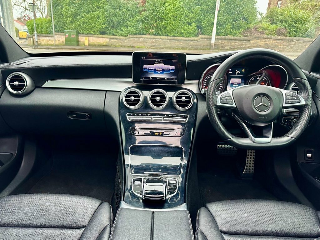 Mercedes-Benz C Class 2.1 C220 Bluetec Amg Line Premium Saloon Die SM15BWW Silver #2