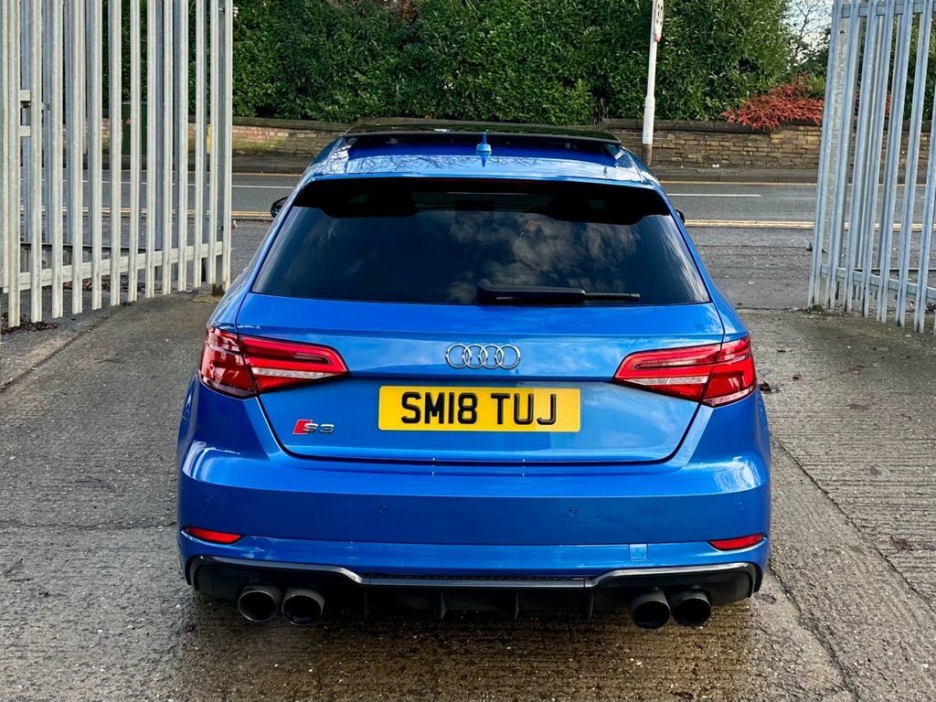 Audi S3 2.0 Tfsi Black Edition Sportback S Tron SM18TUJ Blue #6
