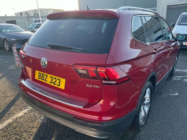 Volkswagen Tiguan Allspace 2.0 Match Tdi 148 Bhp FR19NZG Red #3