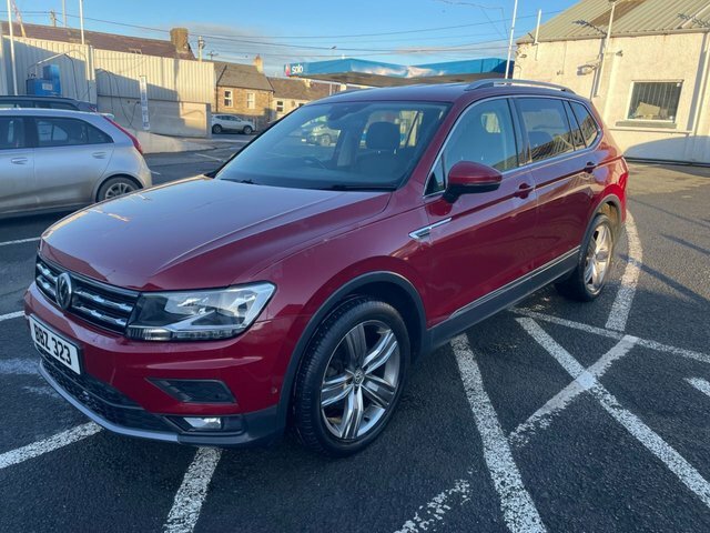 Volkswagen Tiguan Allspace 2.0 Match Tdi 148 Bhp FR19NZG Red #2