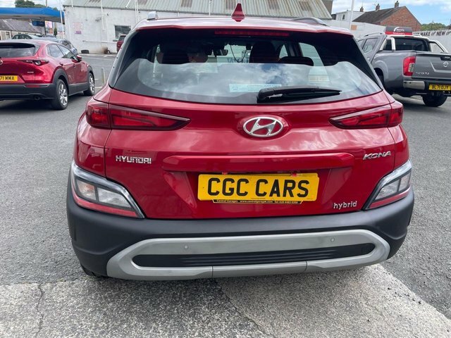 Hyundai Kona 1.6 H-gdi Se Connect Suv Hybrid Dct Eur WGZ9280 Red #6