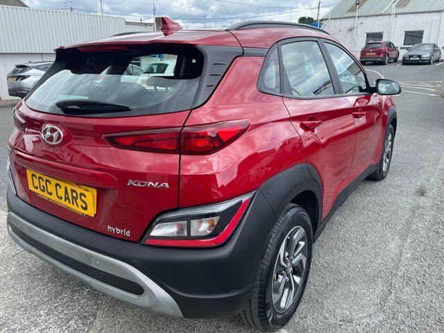 Hyundai Kona 1.6 H-gdi Se Connect Suv Hybrid Dct Eur WGZ9280 Red #5