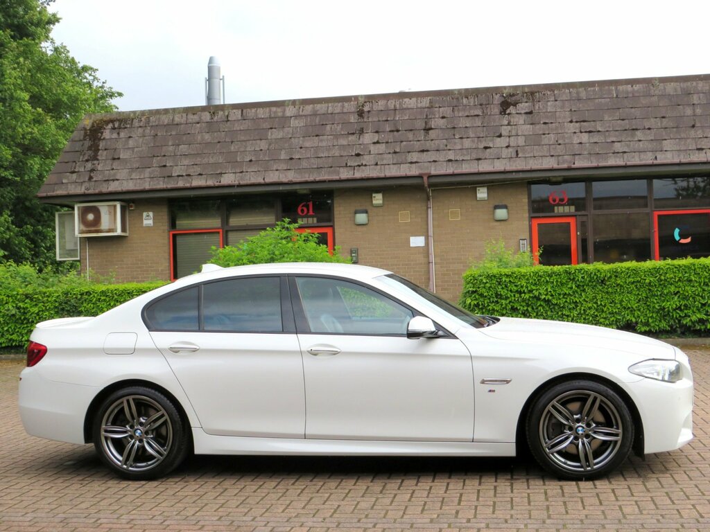 BMW 5 Series 535D M Sport 4-Door YC64UXR White #2