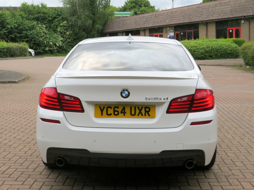 BMW 5 Series 535D M Sport 4-Door YC64UXR White #4