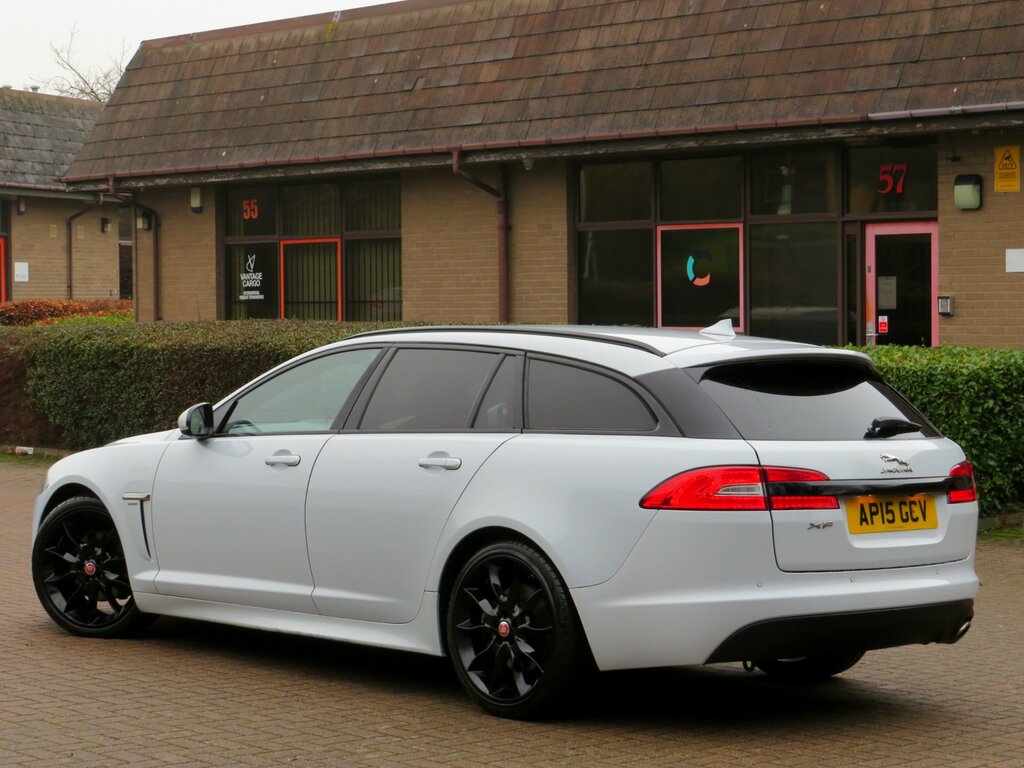 Jaguar XF 2.2D R-sport Black Sportbrake Euro AP15GCV White #5