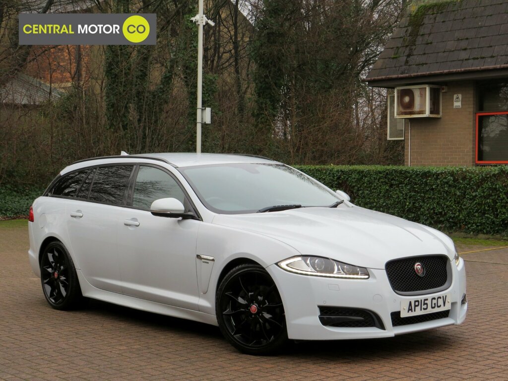 Jaguar XF 2.2D R-sport Black Sportbrake Euro White