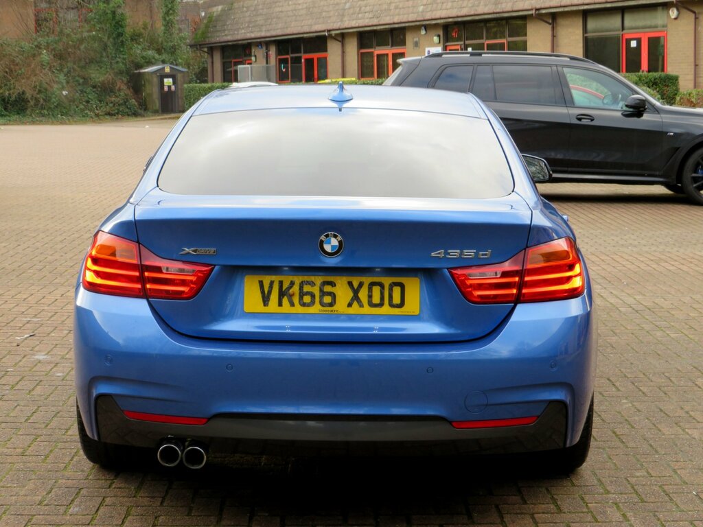 BMW 4 Series Gran Coupe 3.0 435D M Sport Hatchback Xdrive VK66XOO Blue #4