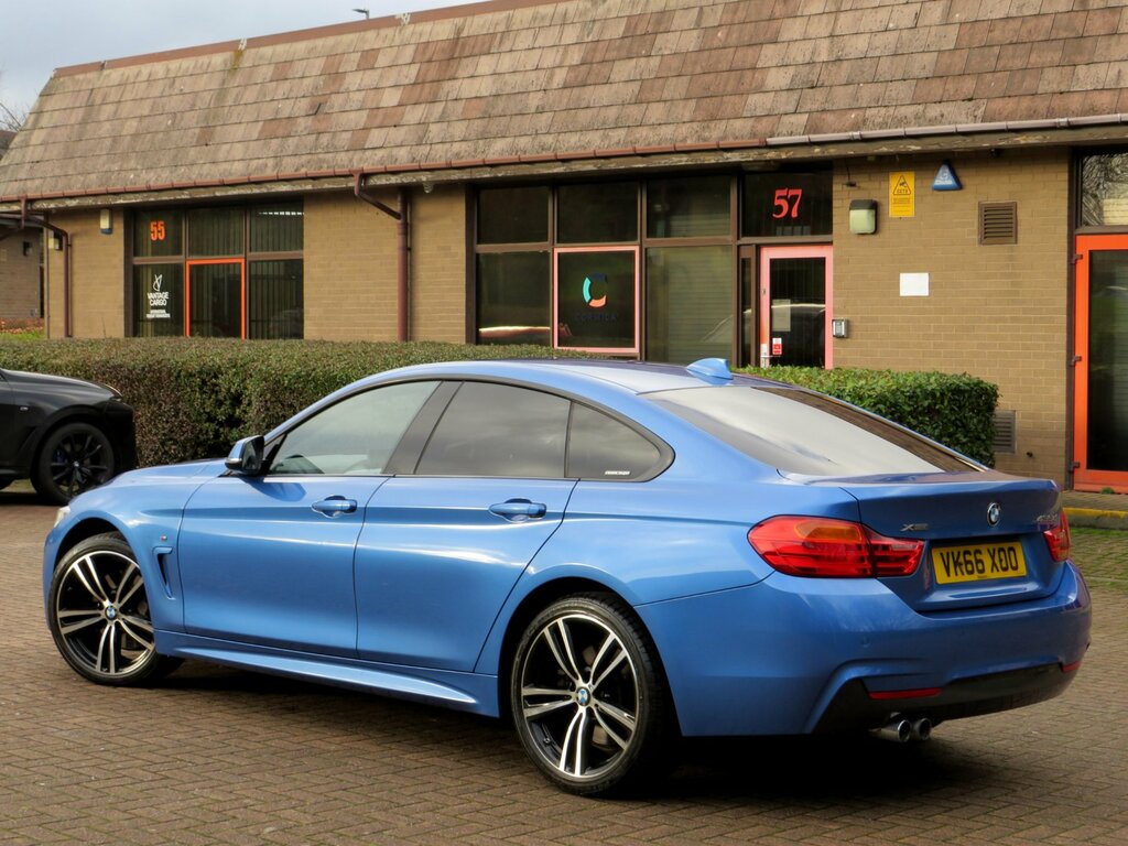 BMW 4 Series Gran Coupe 3.0 435D M Sport Hatchback Xdrive VK66XOO Blue #5