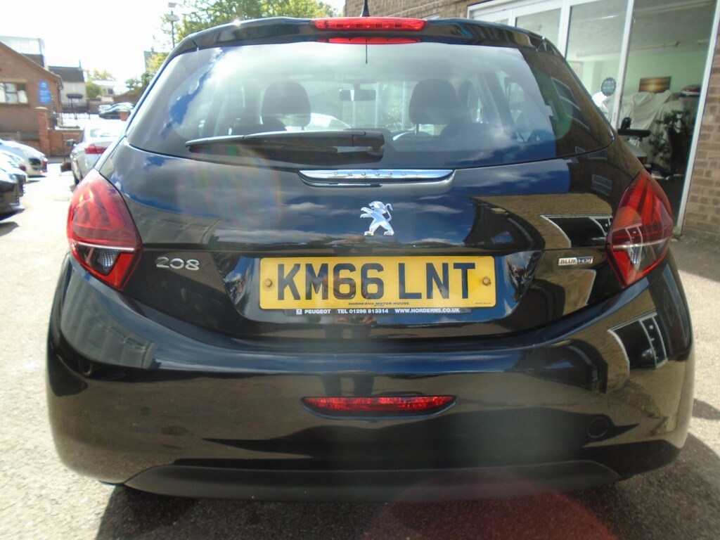 Peugeot 208 1.6 Bluehdi Active Hatchback KM66LNT Black #6