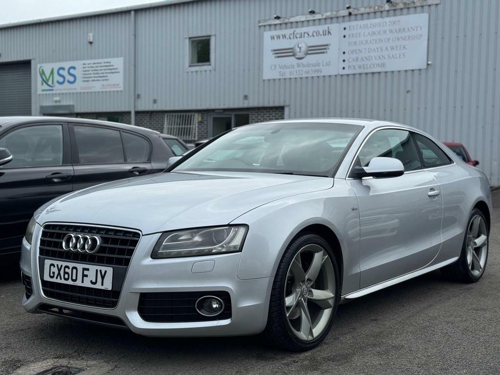 Audi A5 2.7 Tdi V6 S Line Special Edition Coupe Silver #2