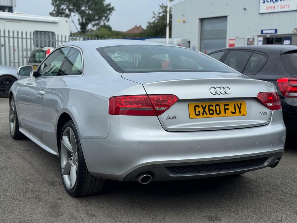 Audi A5 2.7 Tdi V6 S Line Special Edition Coupe Silver #3
