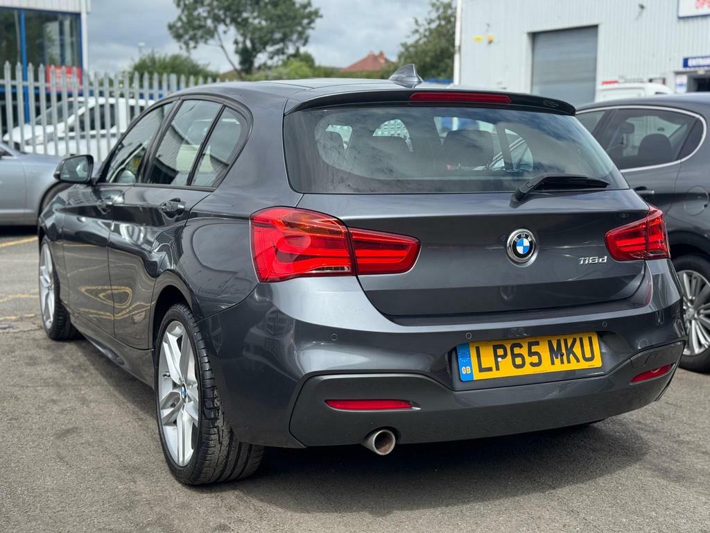 BMW 1 Series 2.0 118D M Sport Euro 6 S S LP65MKU Grey #4