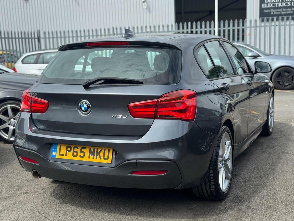 BMW 1 Series 2.0 118D M Sport Euro 6 S S LP65MKU Grey #6