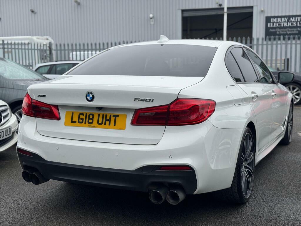 BMW 5 Series 3.0 540I M Sport Xdrive Euro 6 S S LG18UHT White #4