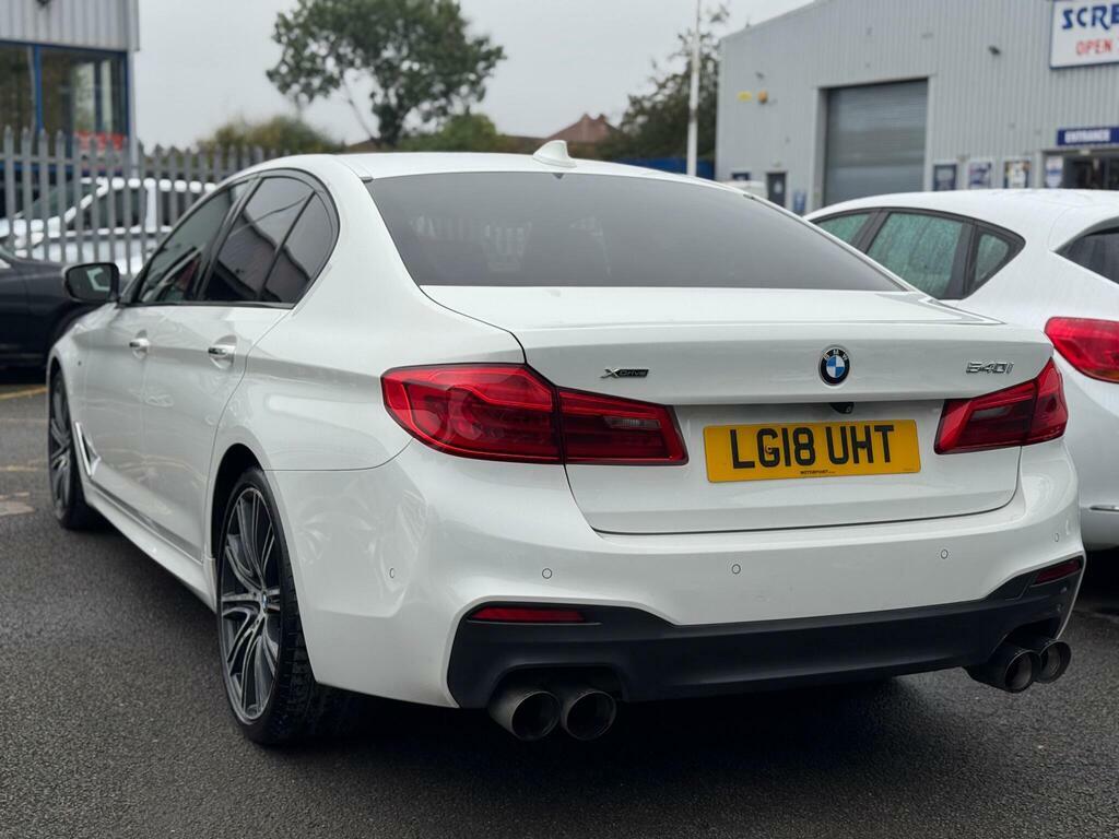 BMW 5 Series 3.0 540I M Sport Xdrive Euro 6 S S LG18UHT White #3