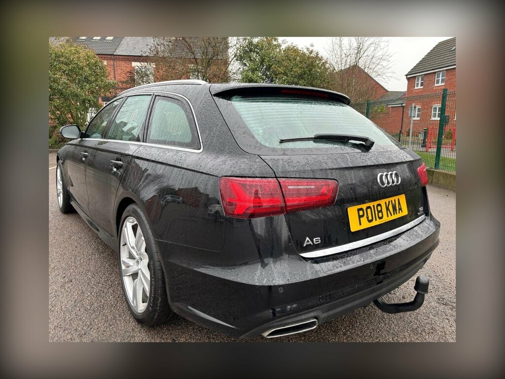 Audi A6 Avant 2.0 Tdi Se Executive S Tronic Quattro Euro 6 Ss PO18KWA Black #3