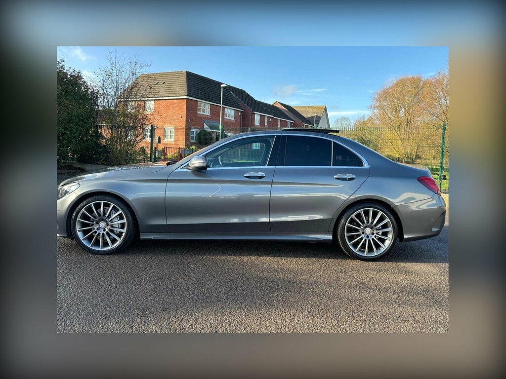 Mercedes-Benz C Class 2.1 C220d Amg Line Premium Plus G-tronic Euro 6 KE66JXR Grey #2