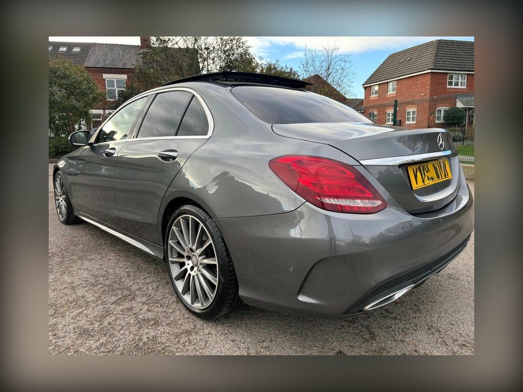 Mercedes-Benz C Class 2.1 C220d Amg Line Premium Plus G-tronic Euro 6 KE66JXR Grey #3