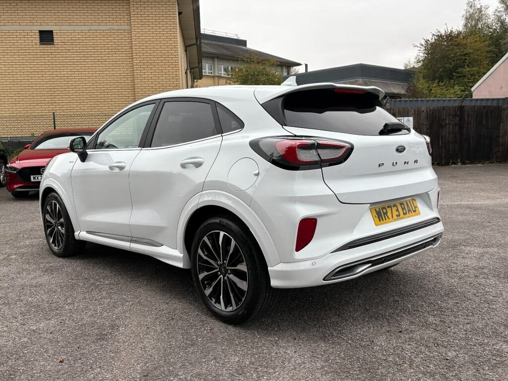 Ford Puma 1.0T Ecoboost Mhev St-line Vignale Suv WR73BAU White #4