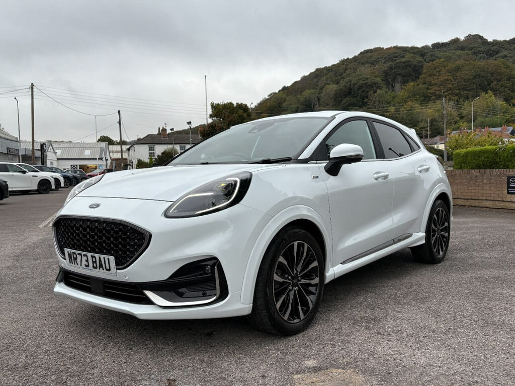 Ford Puma 1.0T Ecoboost Mhev St-line Vignale Suv WR73BAU White #3