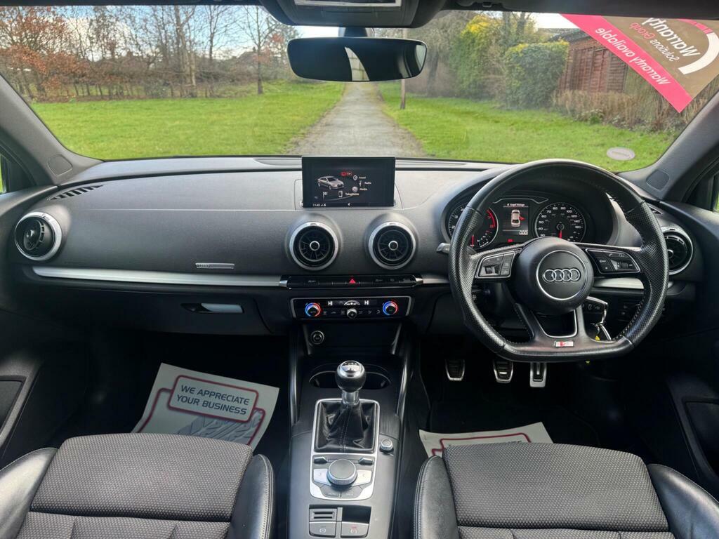 Audi A3 2018 Audi A3 1.5 Tfsi Cod Black Edition Saloon PJ18OYX Blue #3