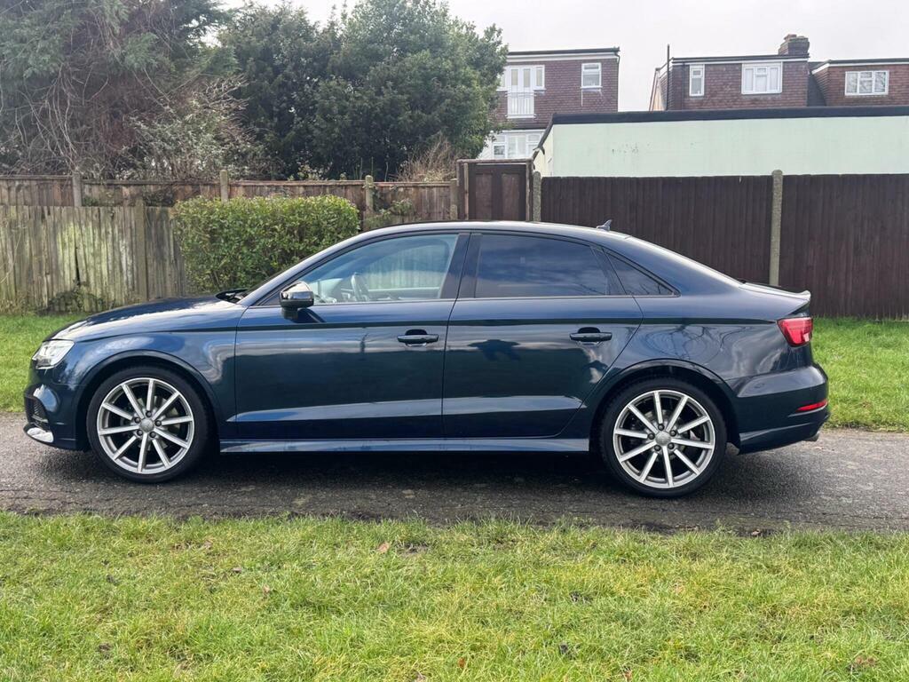 Audi A3 2018 Audi A3 1.5 Tfsi Cod Black Edition Saloon PJ18OYX Blue #4