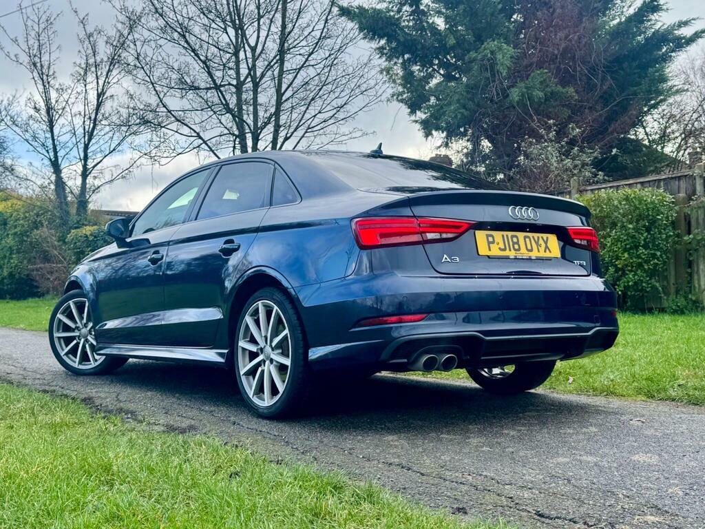 Audi A3 2018 Audi A3 1.5 Tfsi Cod Black Edition Saloon PJ18OYX Blue #5