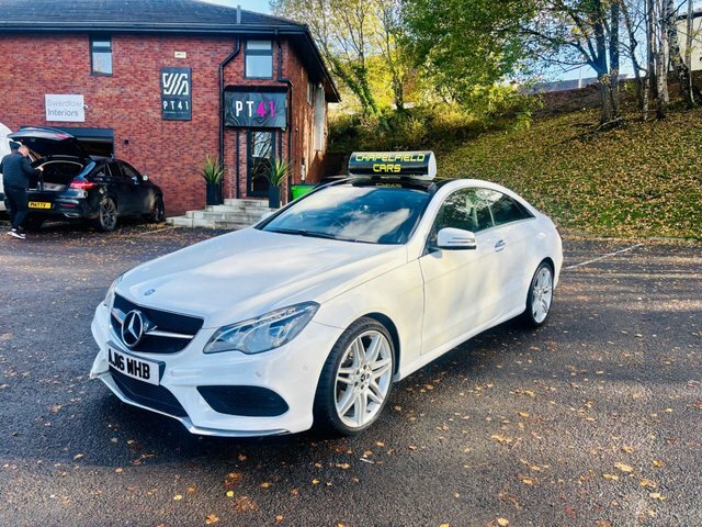 Mercedes-Benz E Class 2016 2.1 E220d Amg Line Edition Premium Coupe White #3