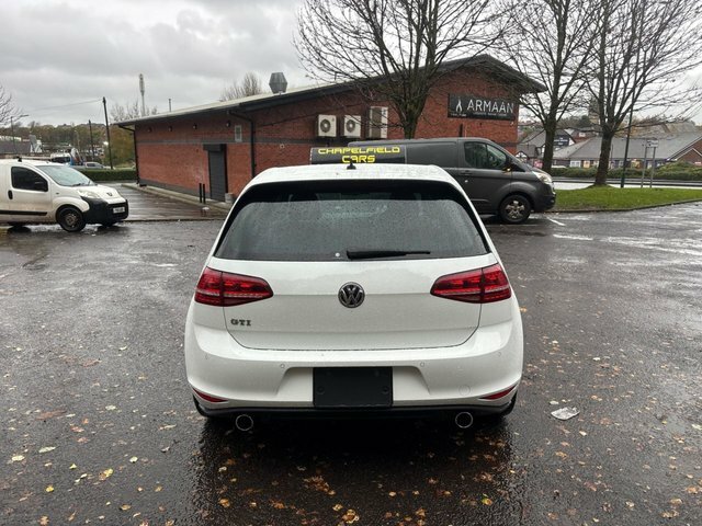 Volkswagen Golf 2015 2.0 Tsi Bluemotion Tech Gti Hatchback Pet MX15UHC White #4