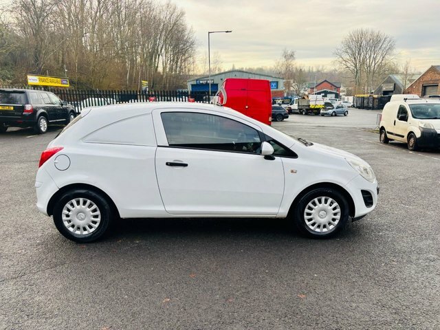 Vauxhall Corsa 2012 1.3 Cdti Ecoflex 16V Car Derived Van Dies BK62YPJ White #6