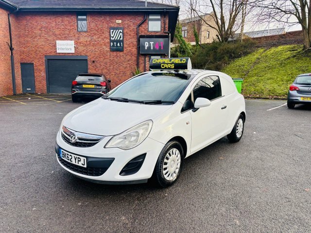 Vauxhall Corsa 2012 1.3 Cdti Ecoflex 16V Car Derived Van Dies BK62YPJ White #3