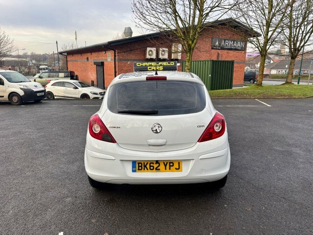 Vauxhall Corsa 2012 1.3 Cdti Ecoflex 16V Car Derived Van Dies BK62YPJ White #4