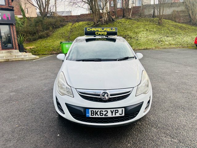 Vauxhall Corsa 2012 1.3 Cdti Ecoflex 16V Car Derived Van Dies BK62YPJ White #2