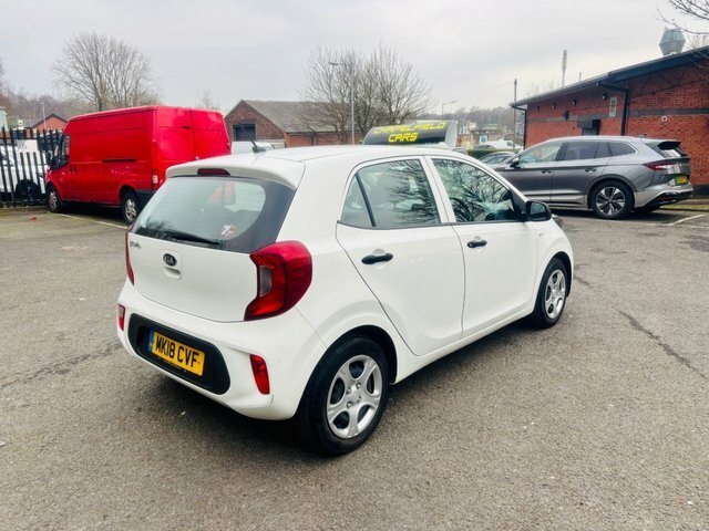 Kia Picanto 2018 1.0 1 Hatchback Euro 6 66 White #5
