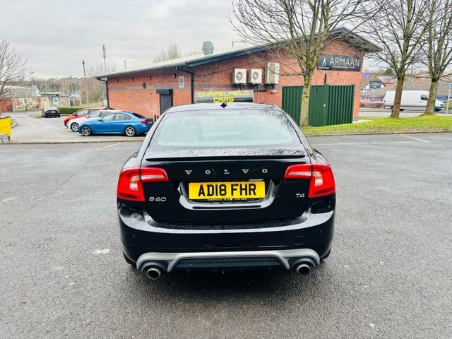 Volvo S60 2018 2.0 T4 R-design Nav Saloon Eu Black #4