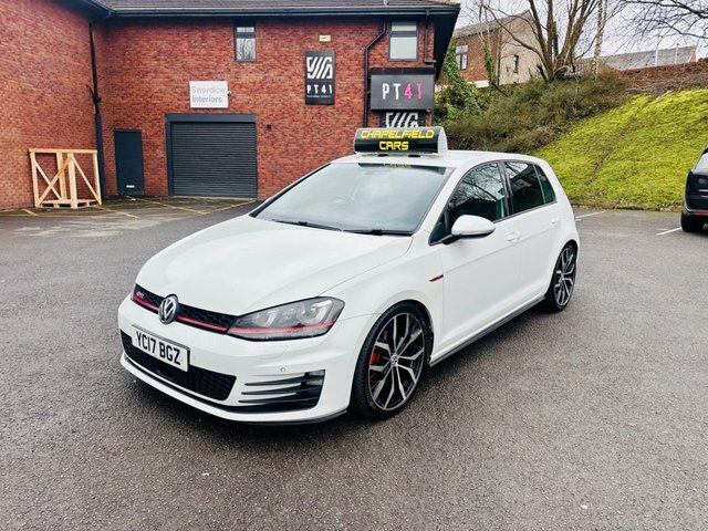 Volkswagen Golf 2017 2.0 Tsi Bluemotion Tech Gti Hatchback Pet YC17BGZ White #3