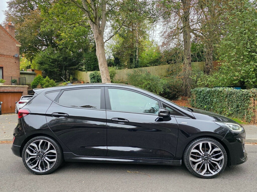 Ford Fiesta 1.0T Ecoboost Mhev St-line X Dct Euro 6 Ss SH73KHK Black #3