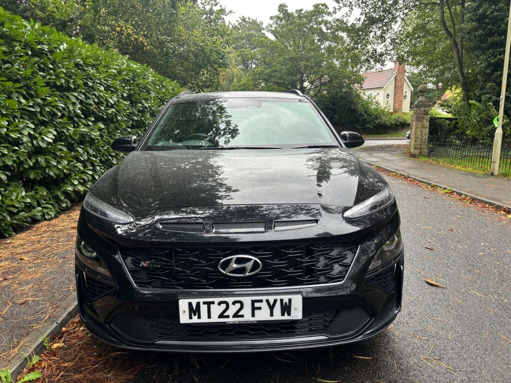 Hyundai Kona 1.0 T-gdi Mhev N Line Euro 6 Ss MT22FYW Black #3