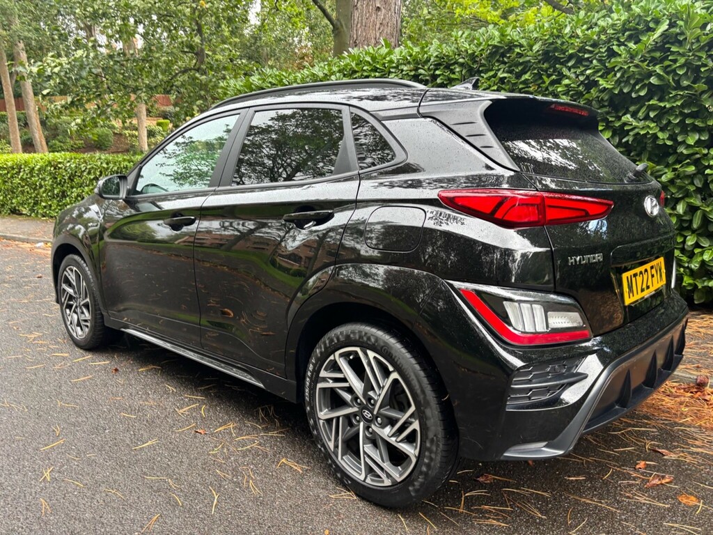 Hyundai Kona 1.0 T-gdi Mhev N Line Euro 6 Ss MT22FYW Black #5