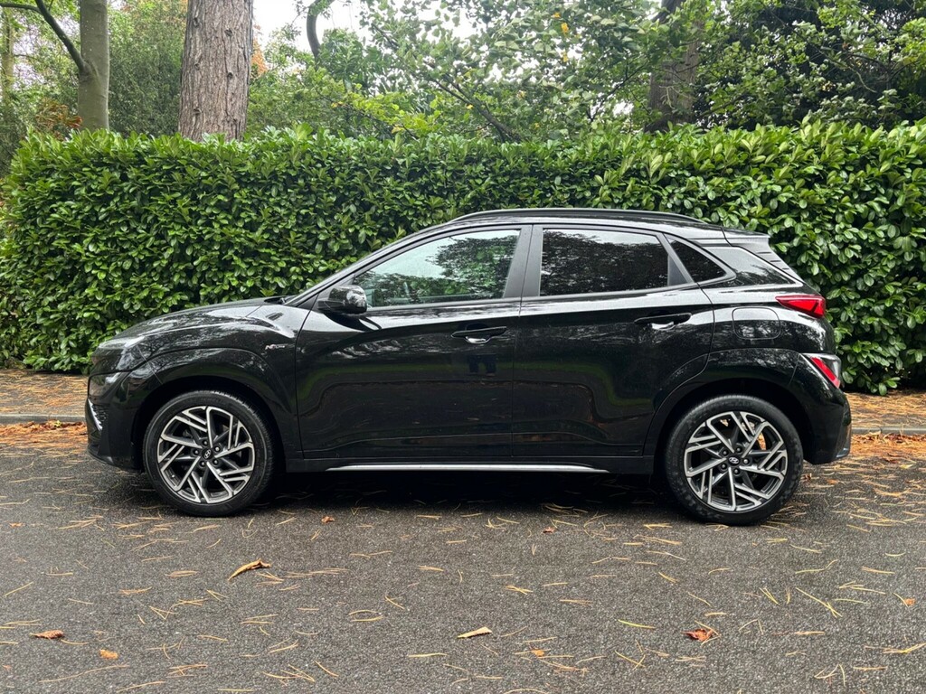 Hyundai Kona 1.0 T-gdi Mhev N Line Euro 6 Ss MT22FYW Black #4