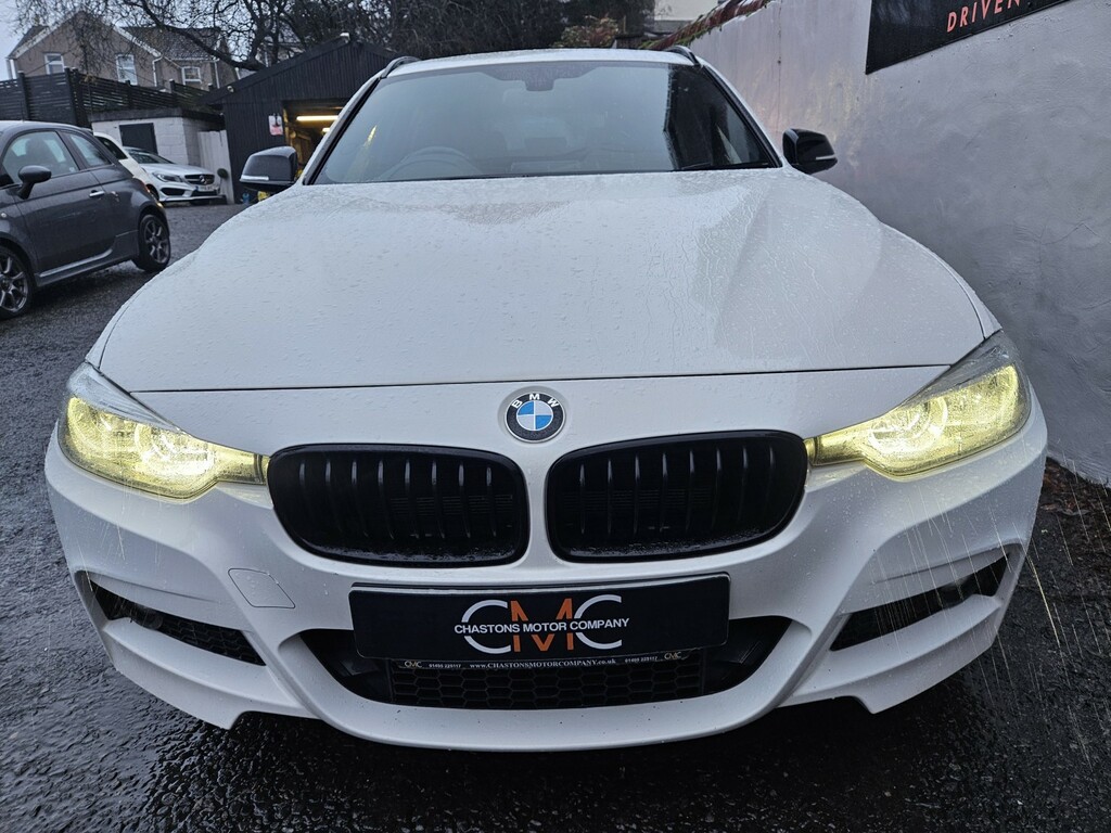 BMW 3 Series Estate 2.0 320I Xdrive M Sport Shadow Edition 201 YH18HGE White #4
