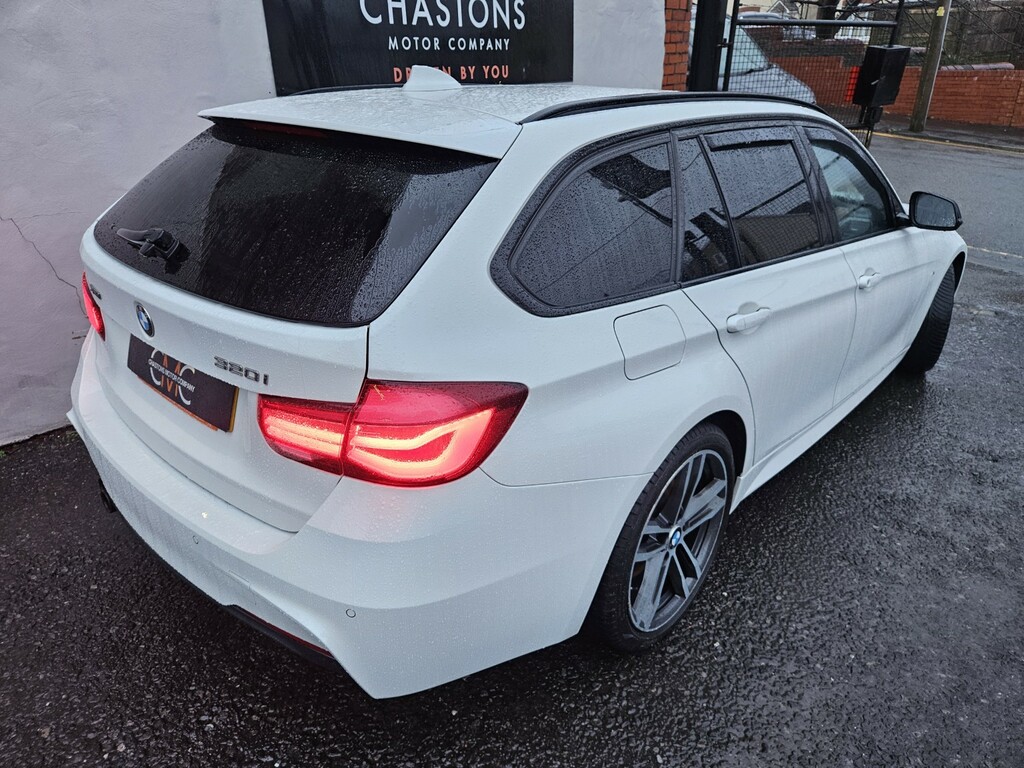 BMW 3 Series Estate 2.0 320I Xdrive M Sport Shadow Edition 201 YH18HGE White #6