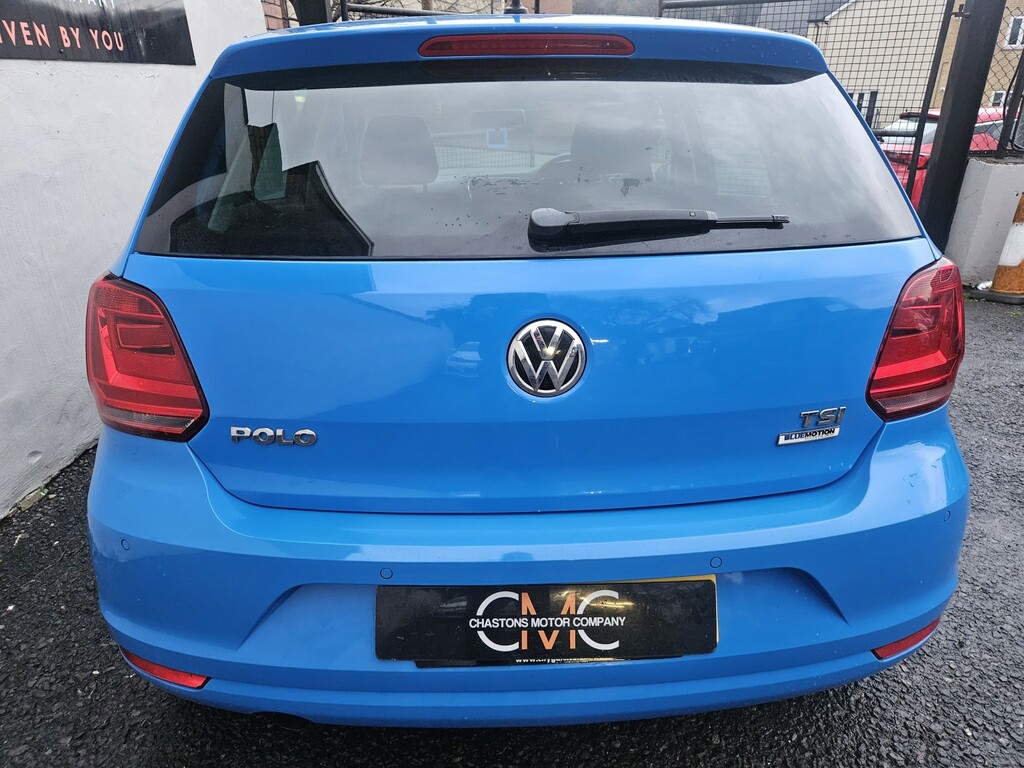 Volkswagen Polo Hatchback 1.2 Tsi Bluemotion Tech Match 2017 LT17WWZ Blue #6