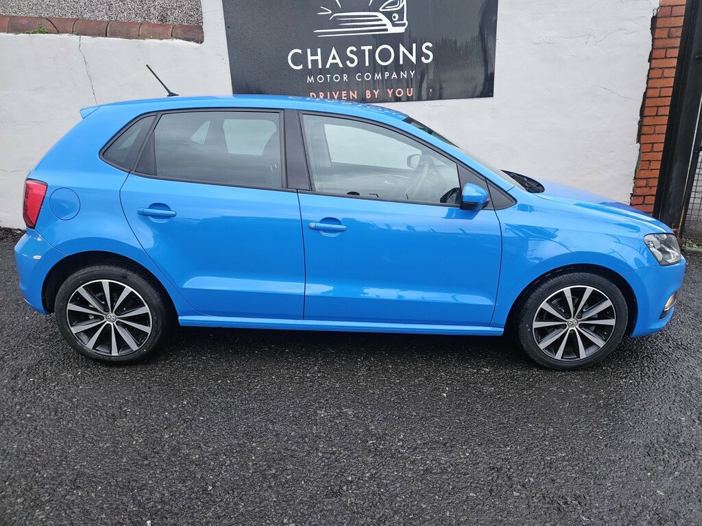Volkswagen Polo Hatchback 1.2 Tsi Bluemotion Tech Match 2017 LT17WWZ Blue #2